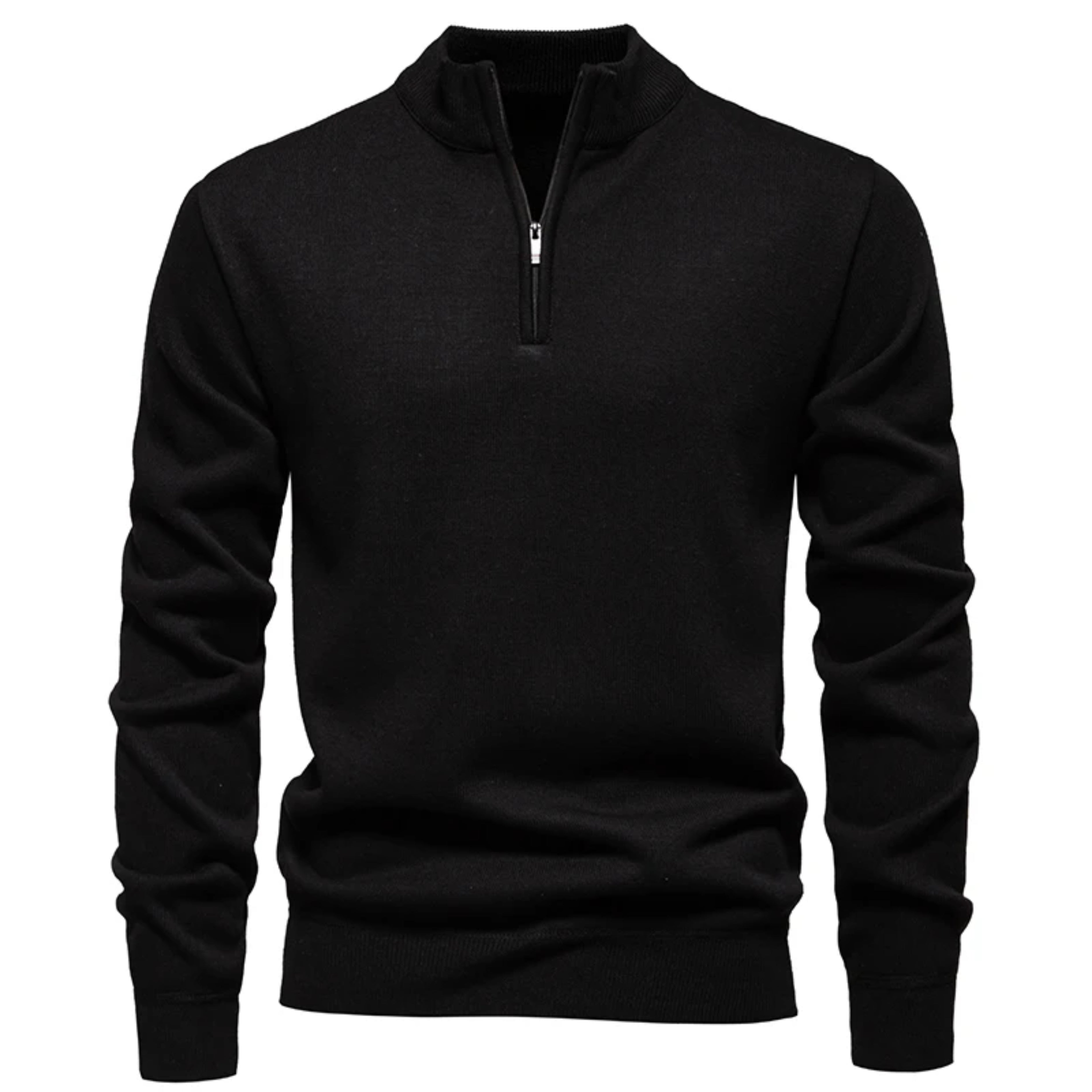 Casual Sweater half zipper