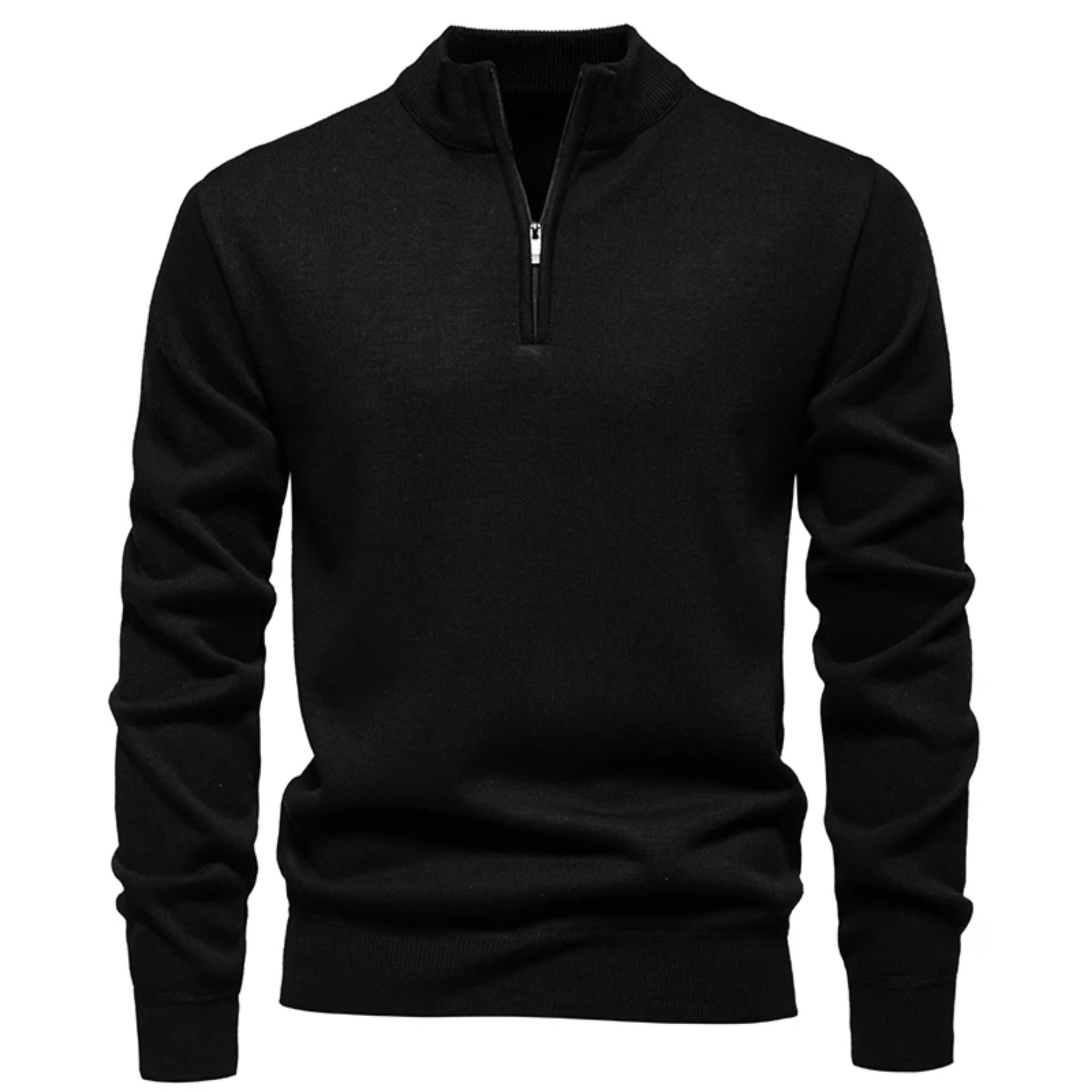 Casual Sweater half zipper