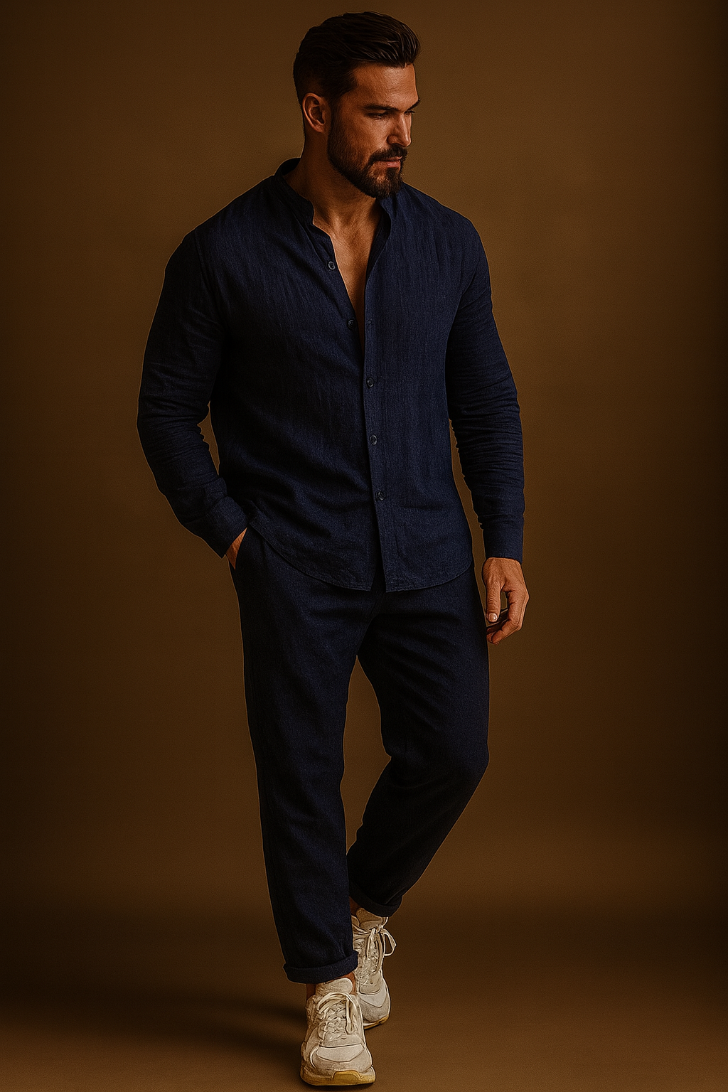 Men’s Autumn Lounge Set | Navy Blue
