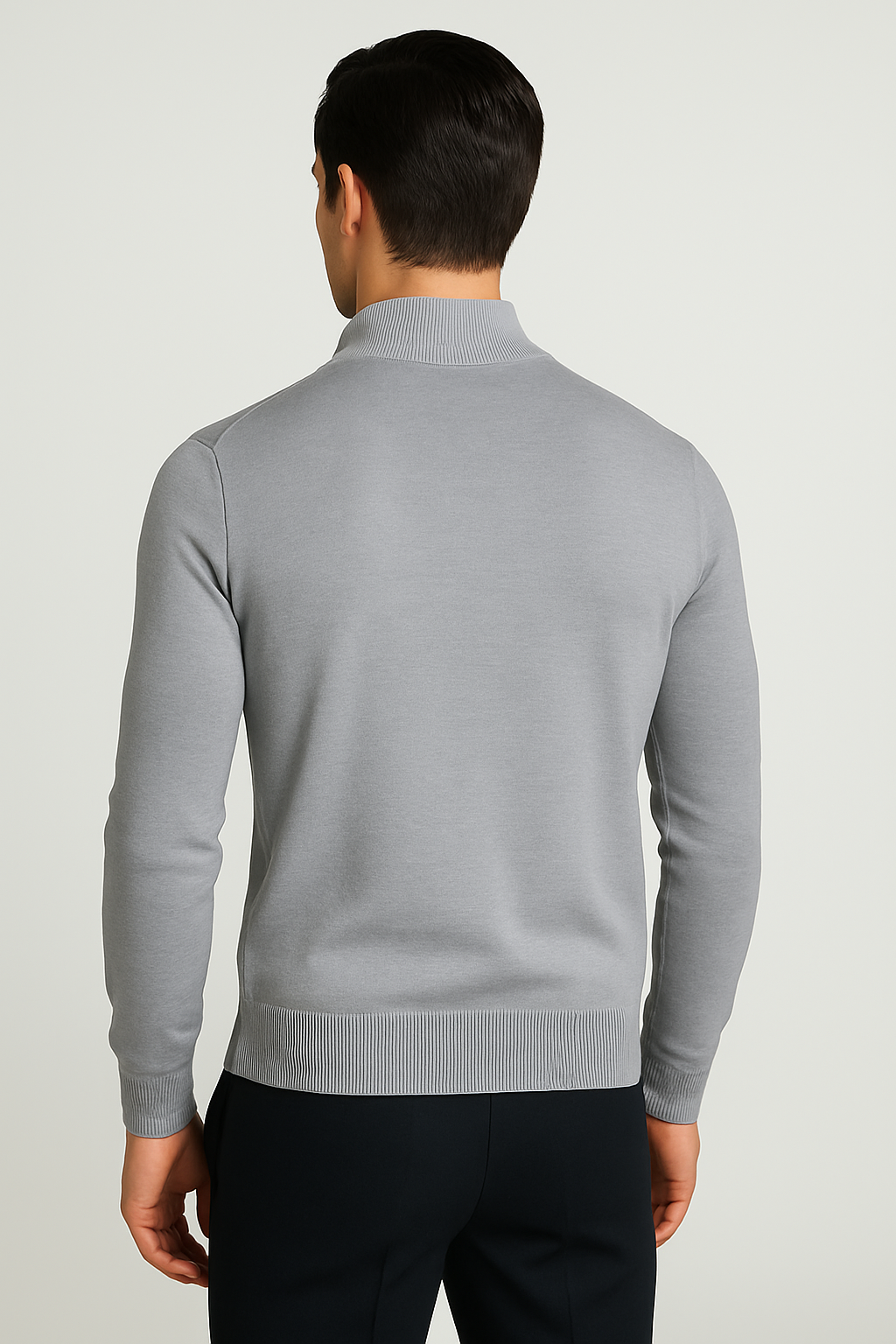 Casual Sweater half zipper